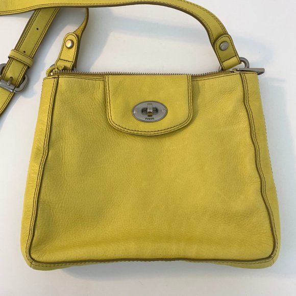 Fossil Leather Citrus Marlow Crossbody Bag - Picture 4 of 10